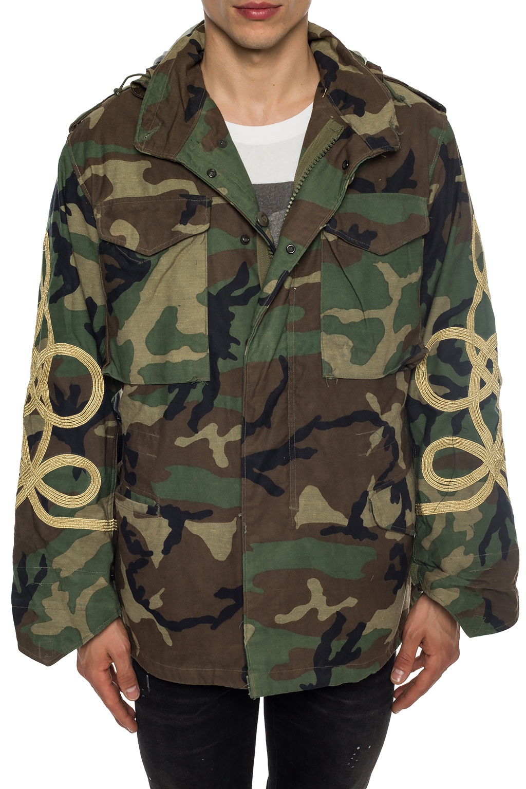 Green Camo jacket R13 Vitkac Italy